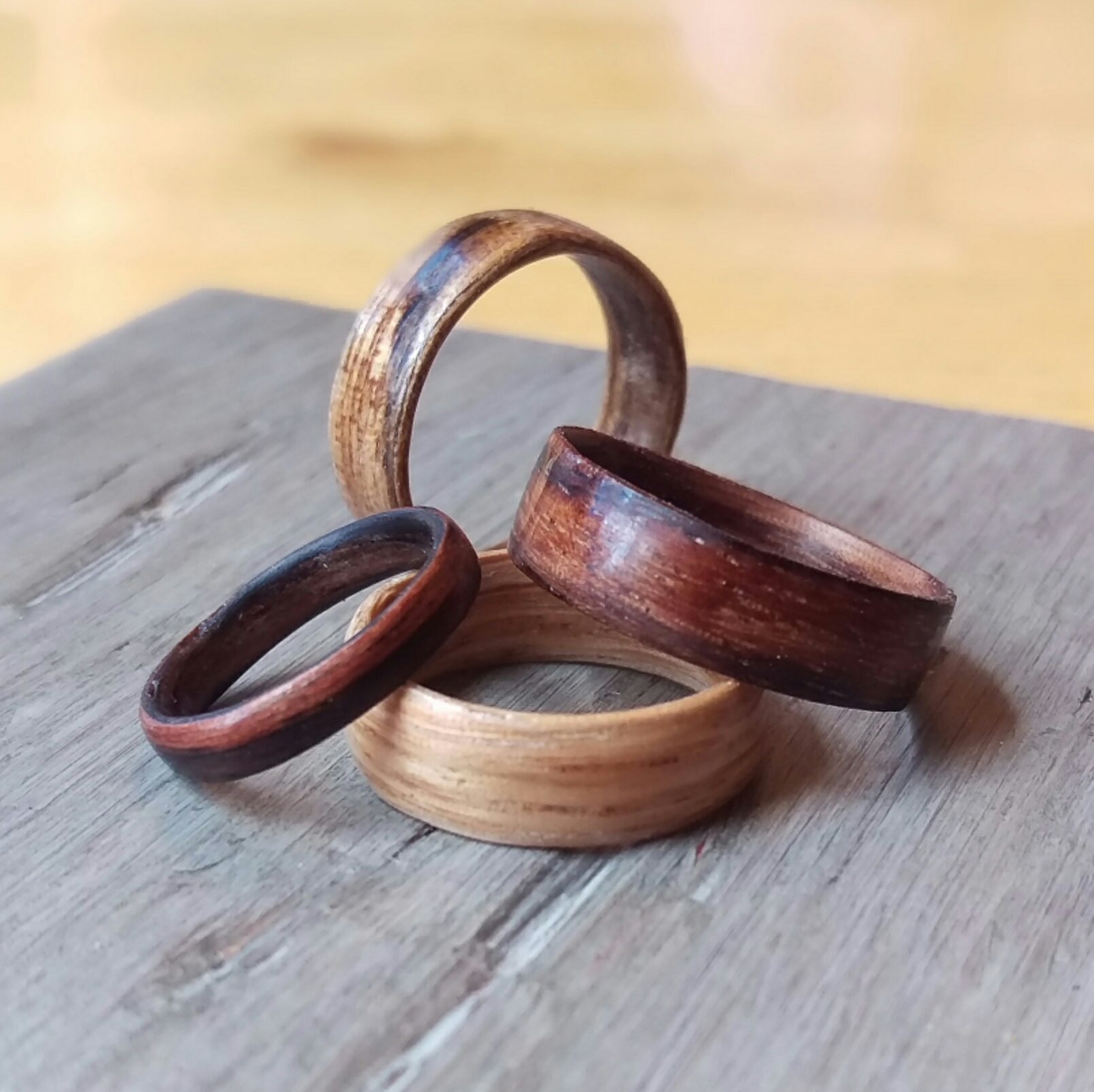 Analog Art: Wooden Rings