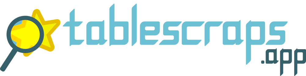 Tablescraps.app